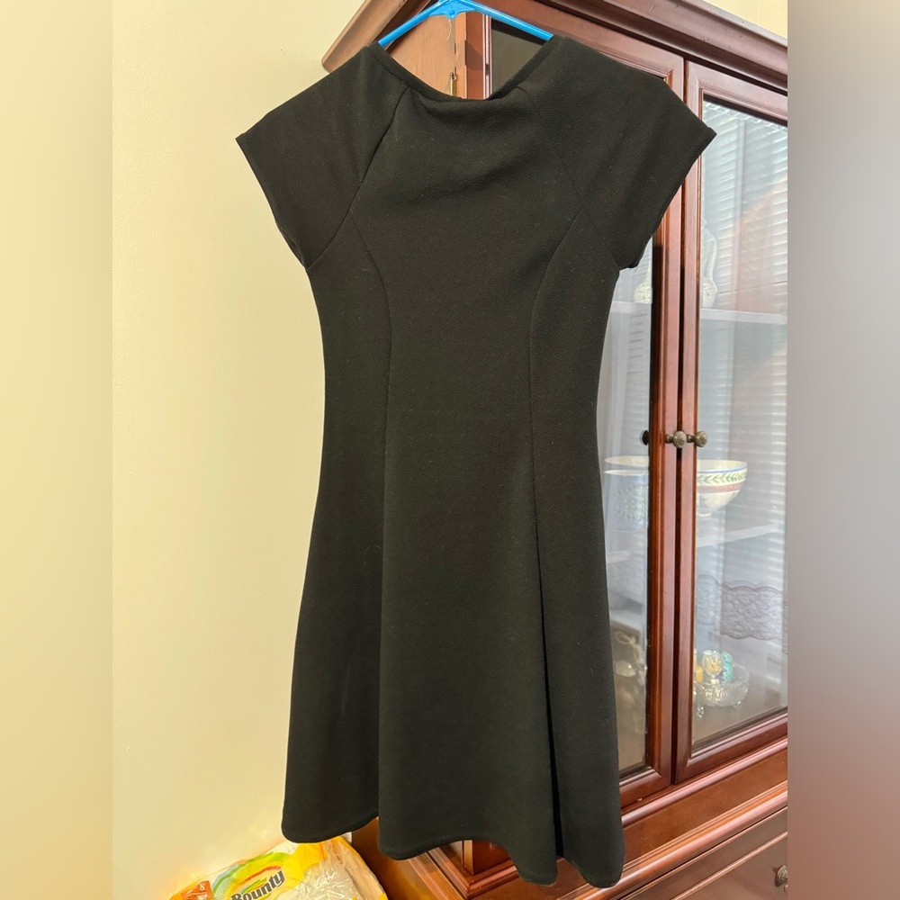 Aqua Black Stretch Dress